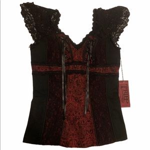 Tripp nyc rare vintage corset top with tag